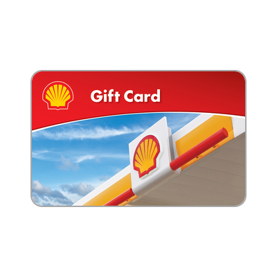 SHELL GAS<sup>&reg;</sup> $25 Physical Gift Card - Perfect for people who are always on the go.